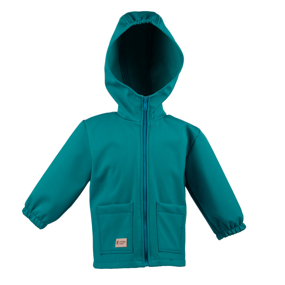 Chaqueta infantil de softshell con membrana Monkey Mum® - Alegre lagartija