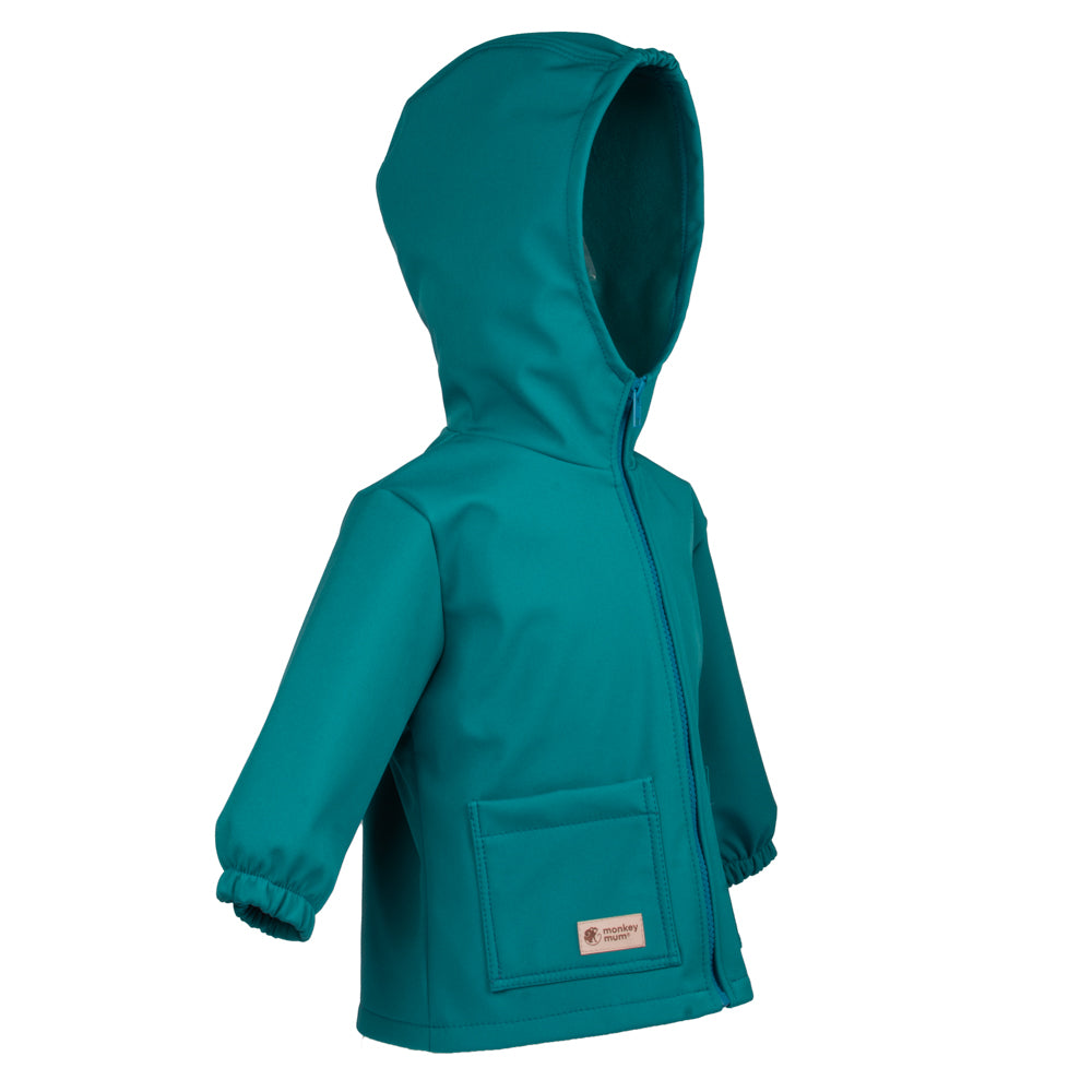 Chaqueta infantil de softshell con membrana Monkey Mum® - Alegre lagartija