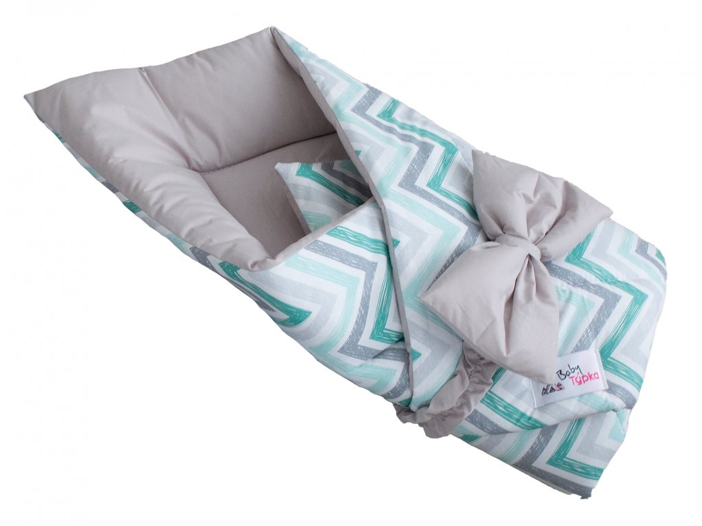 Wrapper - Zigzag Gris Menta