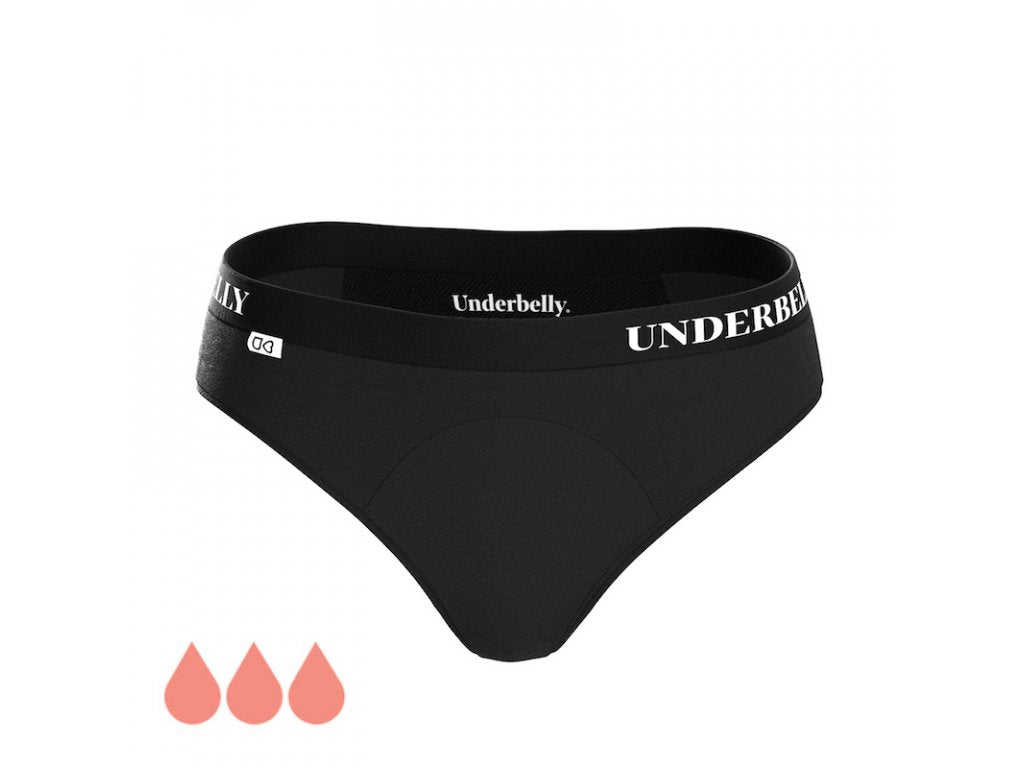 Bragas menstruales Underbelly univers, Menstruación más fuerte - negro