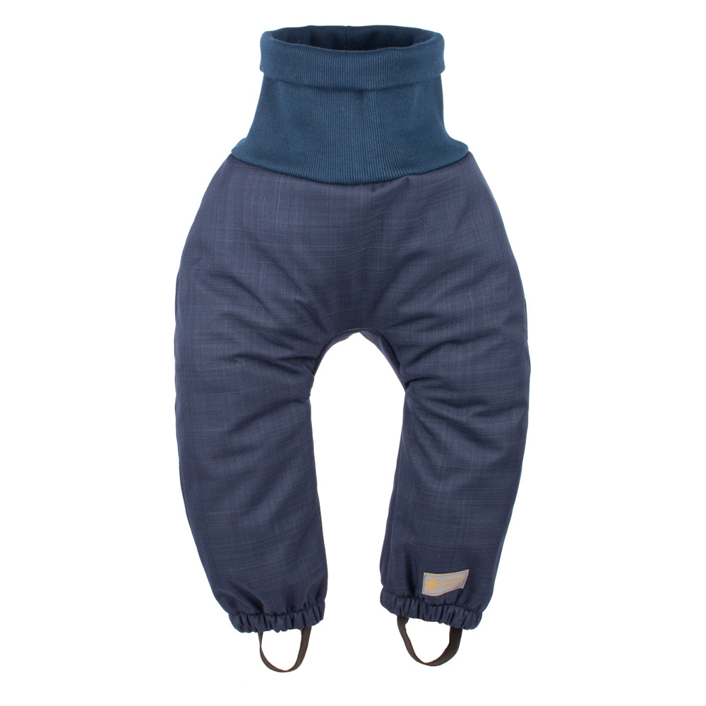 Pantalones infantiles evolutivos de invierno de softshell con borreguito Monkey Mum® - Cuentito de hadas nocturno