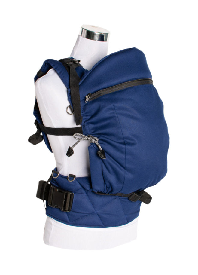 Monkey Mum® Portabebés ergonómico evolutivo Carrie - Azul marino