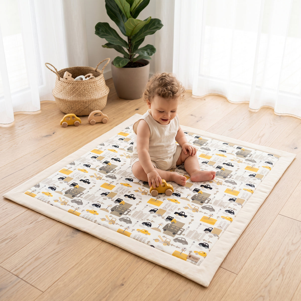 Manta de juegos Monkey Mum® - Transporte urbano