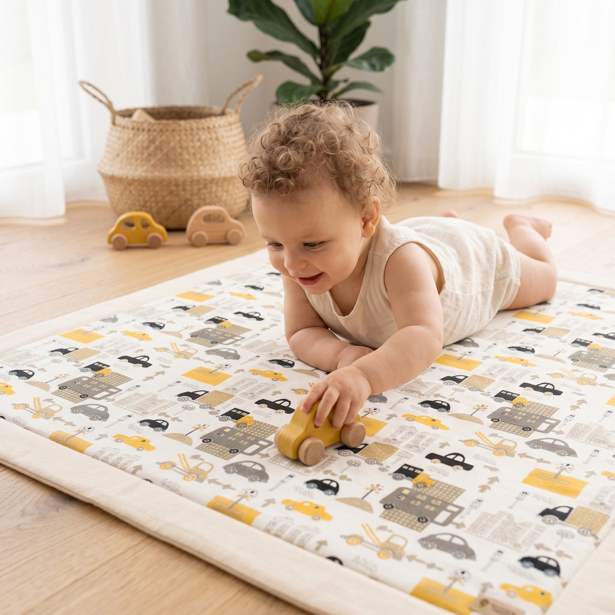 Manta de juegos Monkey Mum® - Transporte urbano