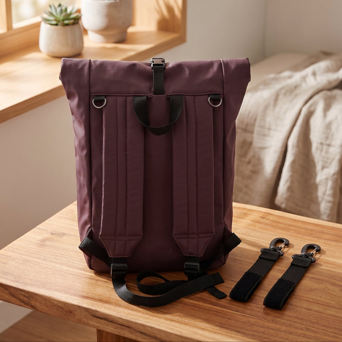 Monkey Mum® Mochila de softshell para cochecito – Huella de oso