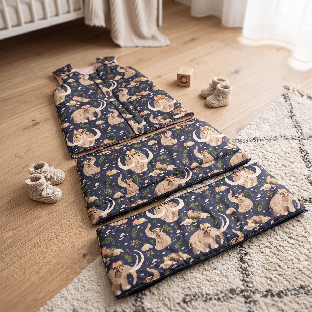 Saco de dormir de invierno evolutivo Monkey Mum® 0 - 4 años - conjunto - Princesa mamut