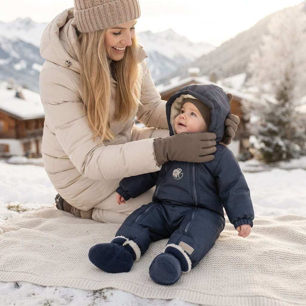 Monkey Mum® Mono de invierno softshell para niños con borreguito - Cuento de hadas, 2ª calidad - talla 62/68
