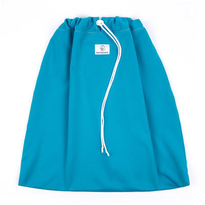 Bolsa impermeable para pañales con lazo, M - turquesa