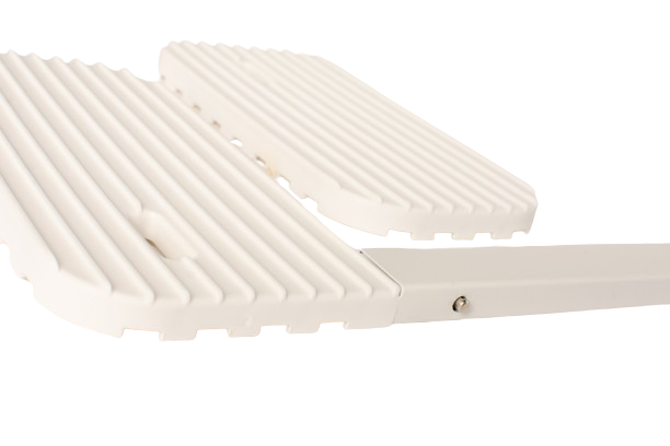 Conectores de plástico para piezas en L para las barreras de cama Monkey Mum®