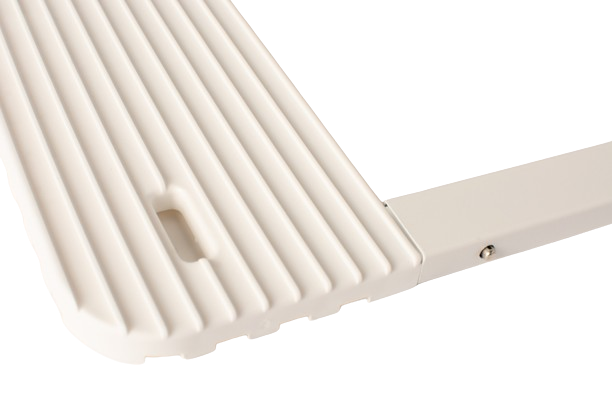 Conectores de plástico para piezas en L para las barreras de cama Monkey Mum®