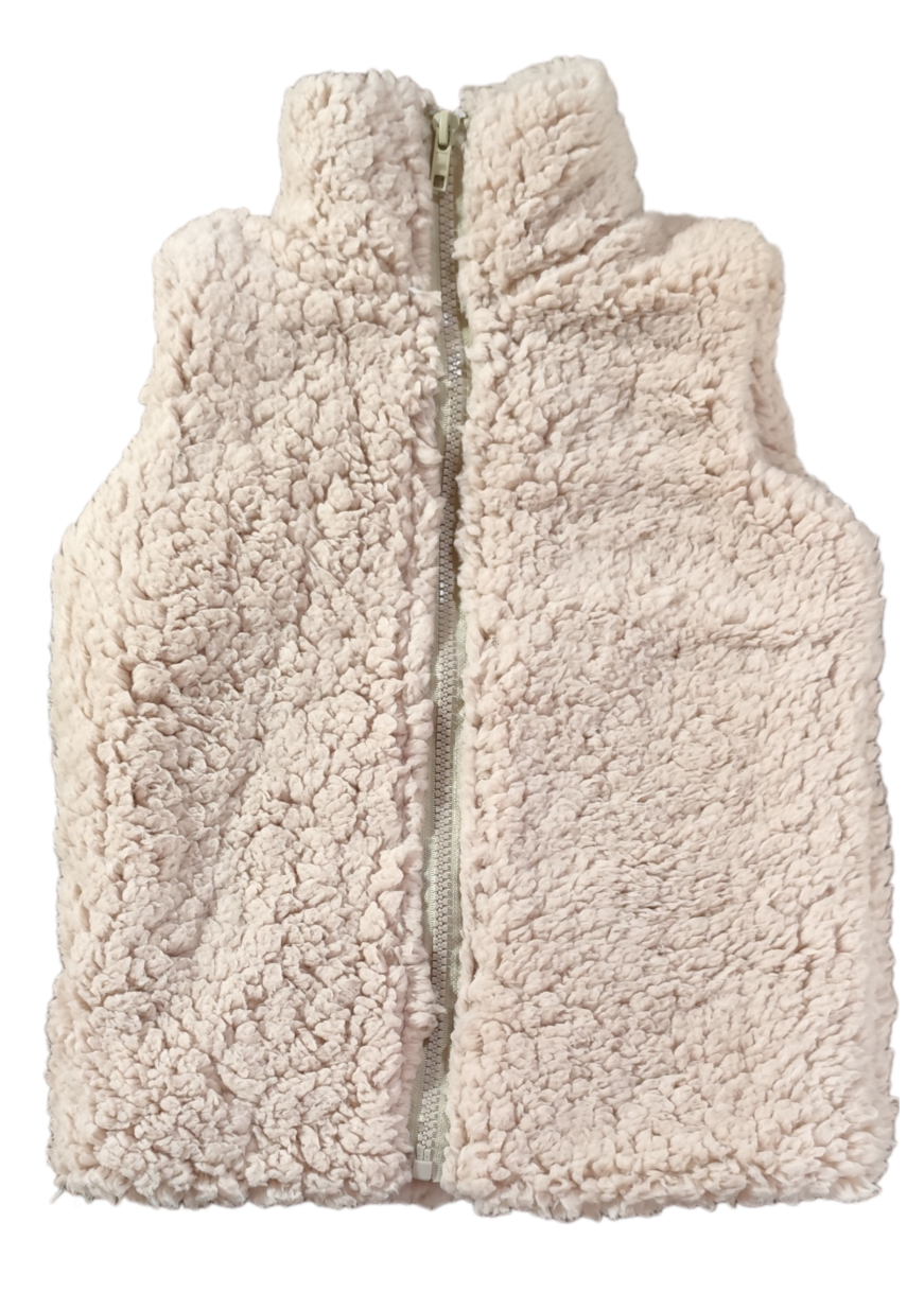 Chaleco de borreguito Monkey Mum® - Beige