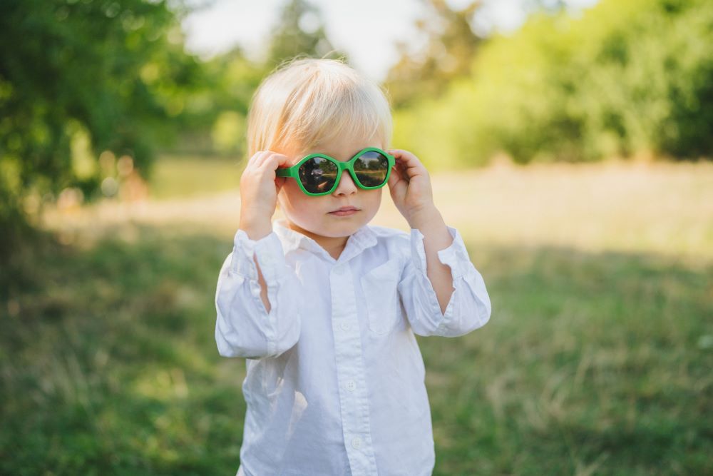 Gafas de sol infantiles Monkey Mum® - Mirada de panda - varios colores