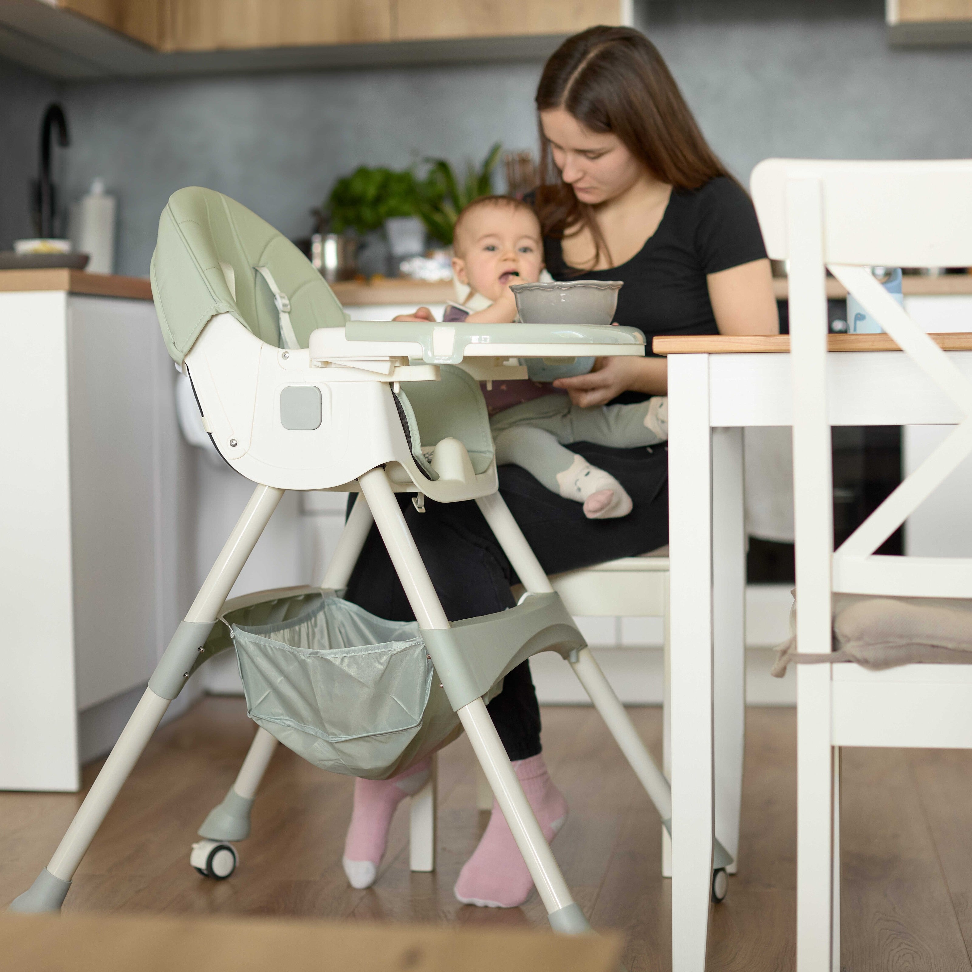 Trona infantil 2 en 1 Comfort - Rosa