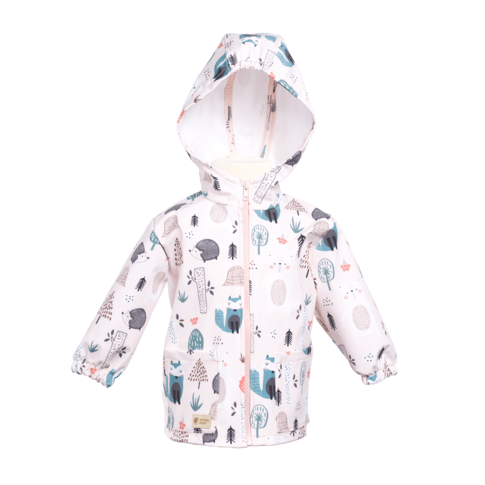 Chaqueta softshell infantil con membrana Monkey Mum® - Animales del día