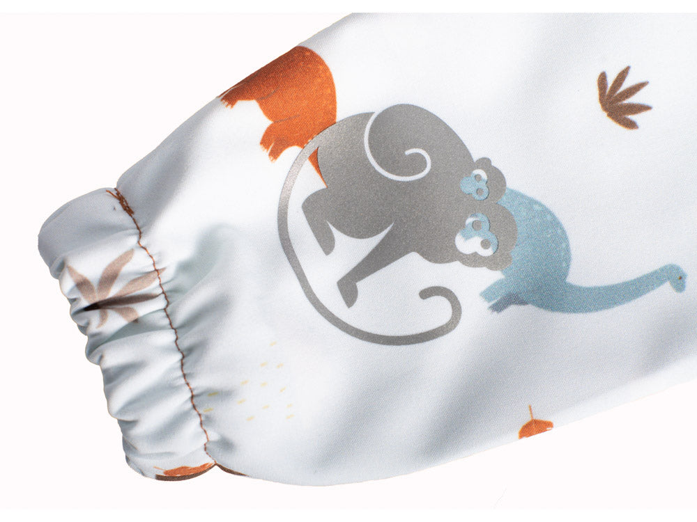 Pantalones infantiles de softshell con membrana Monkey Mum® - Historia de dinosaurios