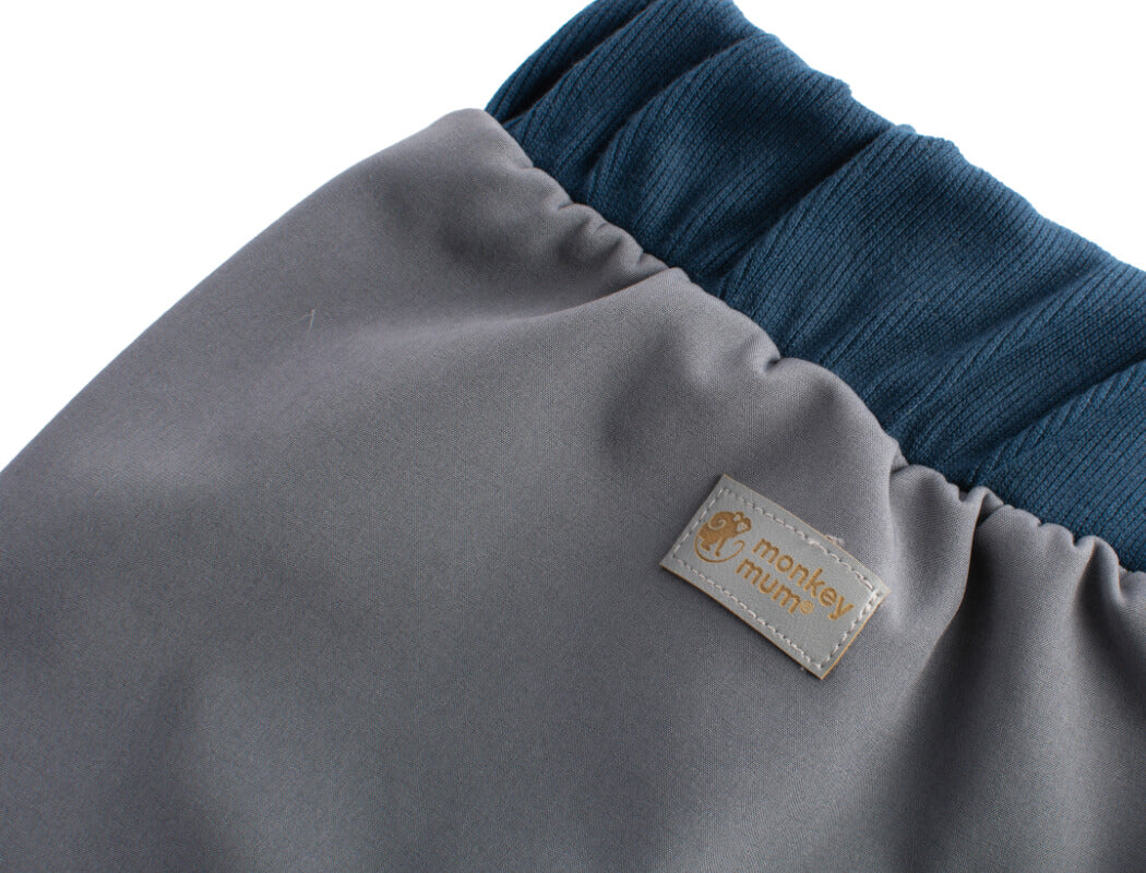 Pantalones infantiles de softshell con membrana Monkey Mum® - Viaje misterioso