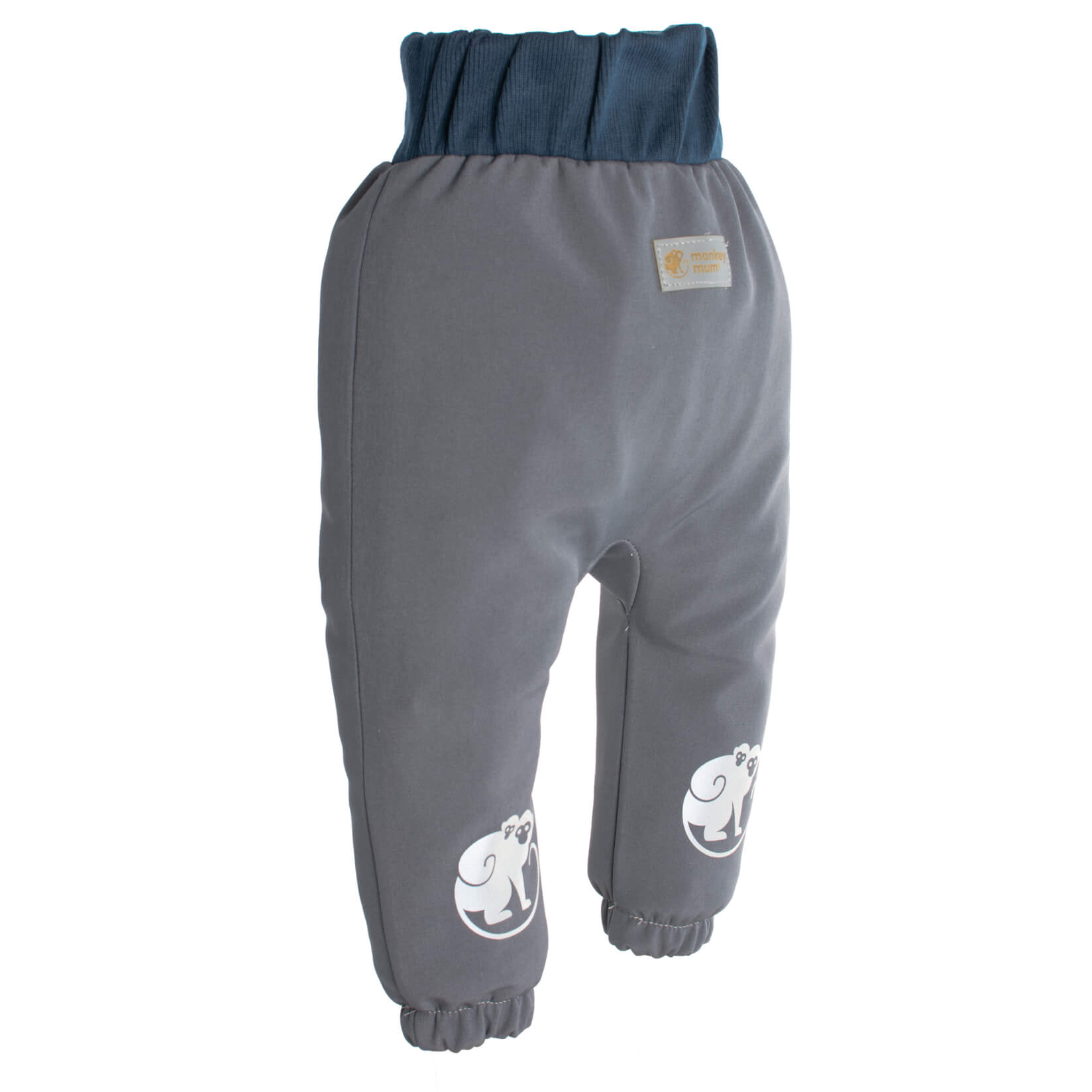 Pantalones infantiles de softshell con membrana Monkey Mum® - Viaje misterioso