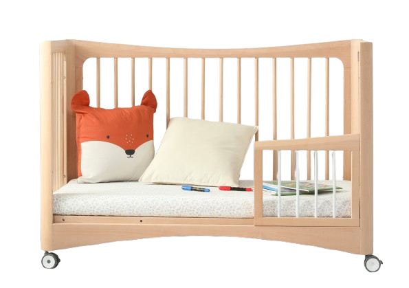 Cuna infantil 4 en 1 - Madera maciza - 120x65 cm