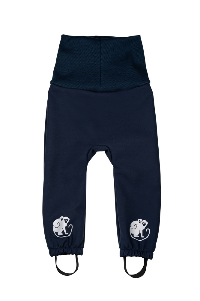 Pantalones softshell evolutivos infantiles con membrana Monkey Mum® - Cielo nocturno