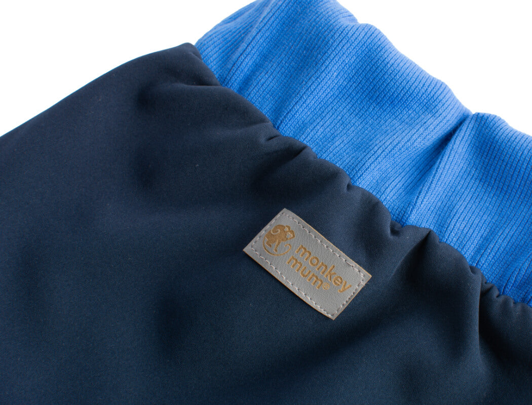 Pantalones infantiles de softshell con membrana Monkey Mum® - Cielo nocturno