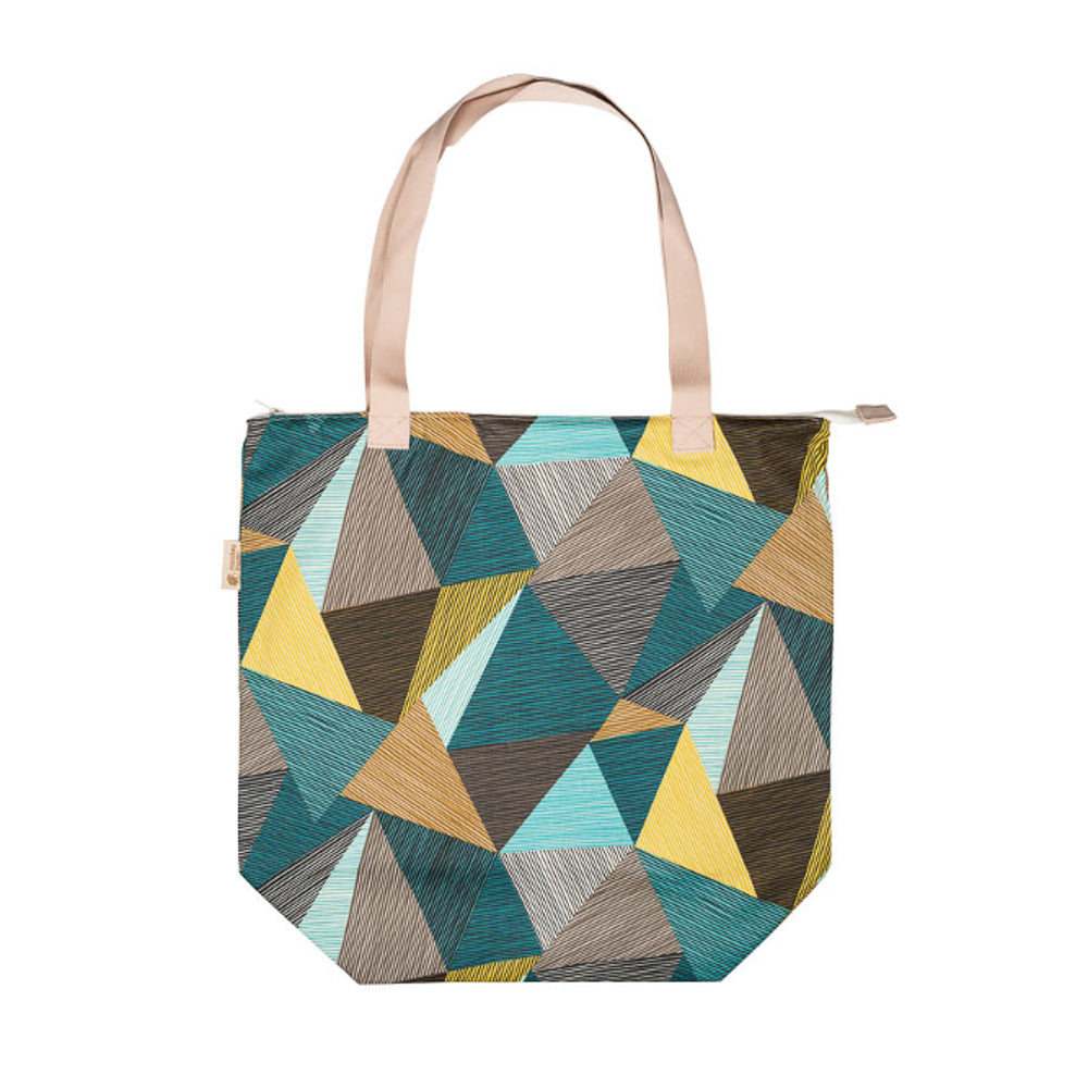 Monkey Mum® Bolsa pequeña de tela para accesorios Carrie - Encanto geométrico