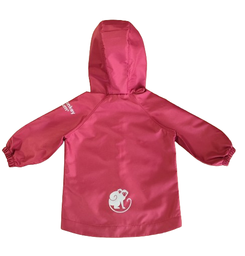 Monkey Mum® Chaqueta cortavientos con manga raglán - Granate