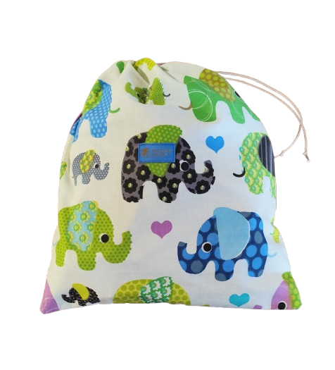 Bolsa de tela Monkey Mum® - Elefante alegre