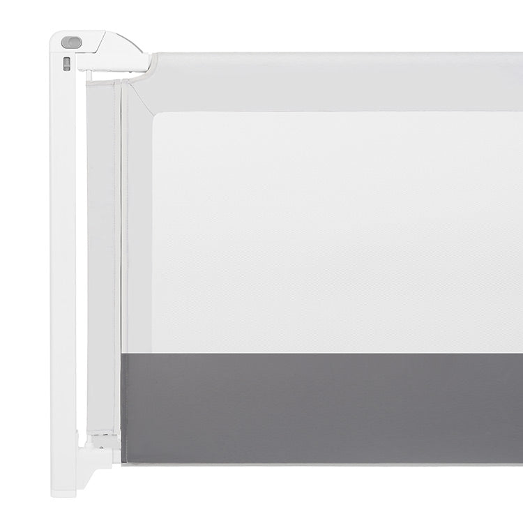 Barrera para cama Monkey Mum® Popular - gris claro - abierta