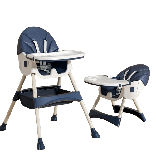 Trona infantil 2 en 1 Comfort - Azul - abierta