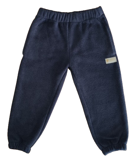 Monkey Mum® Pantalones de felpa - Azul oscuro
