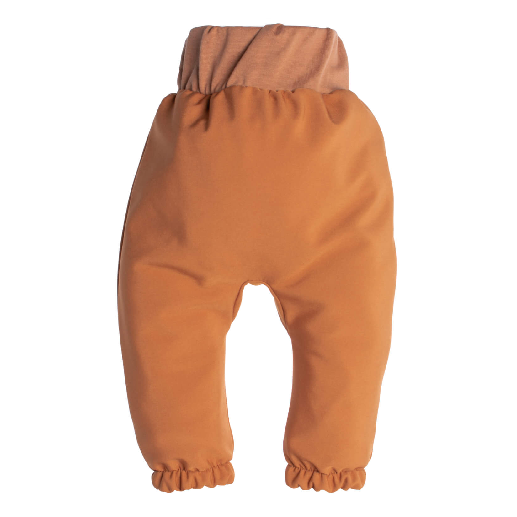 Pantalones infantiles de softshell con membrana Monkey Mum® - Hojas de otoño