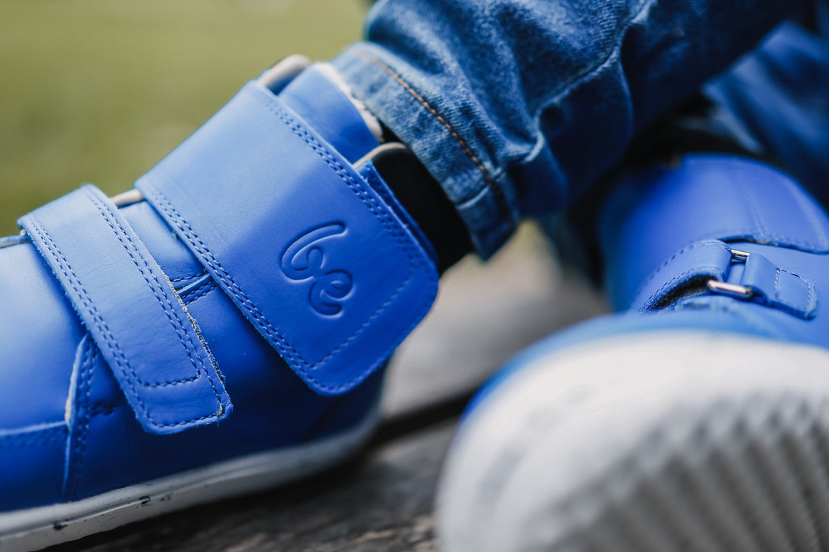 Be Lenka Barefoot Zapatos de invierno para niños Panda 2.0 - Blue & White