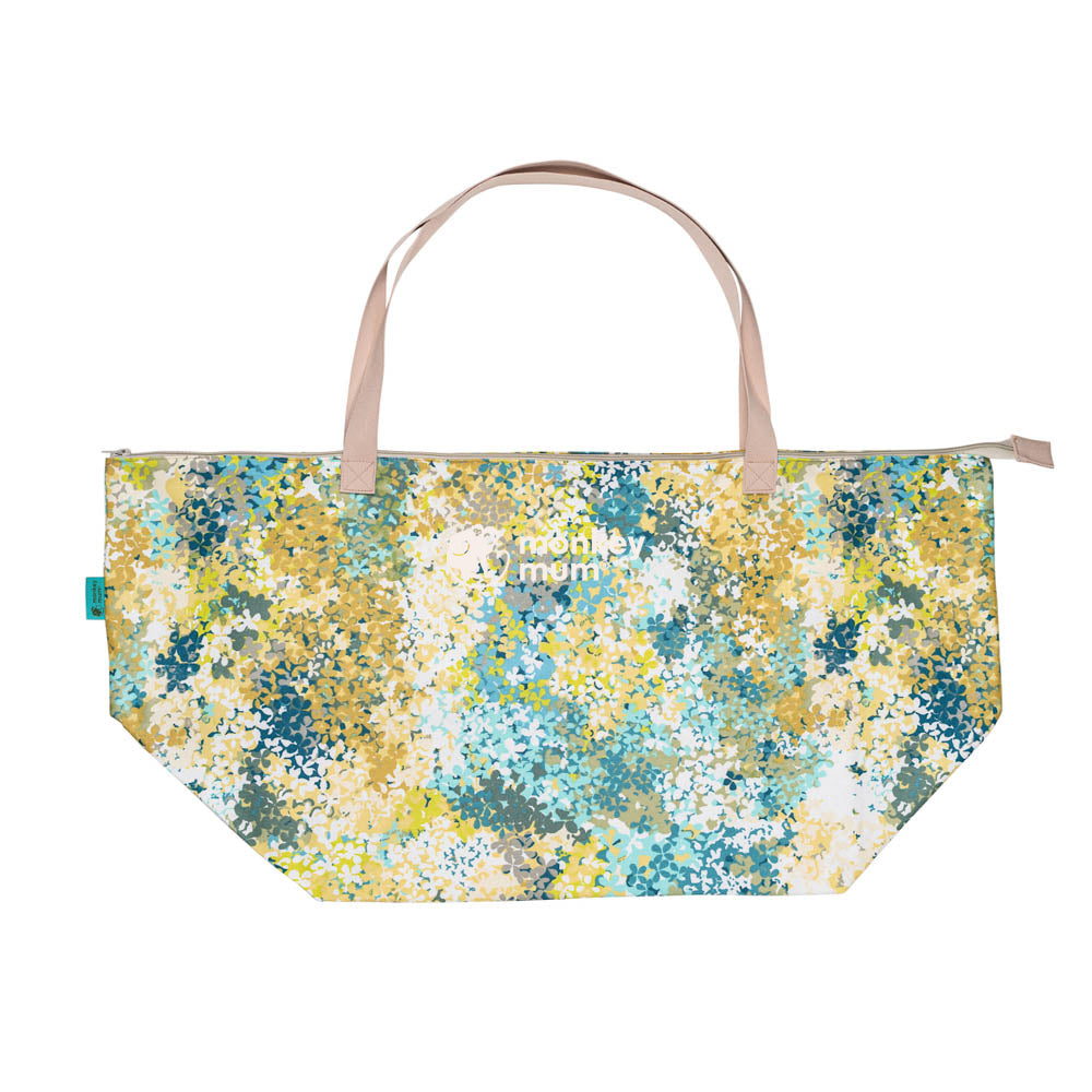Monkey Mum® Bolsa de viaje de tela para accesorios Carrie - Pradera en flor