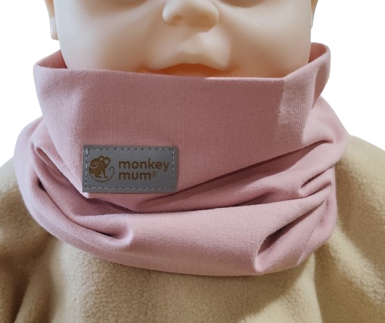 Cuello Monkey Mum® - Rosa claro