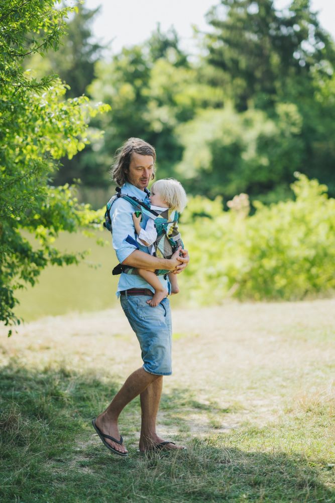 Monkey Mum® Portabebés ergonómico evolutivo Carrie - Encanto geométrico