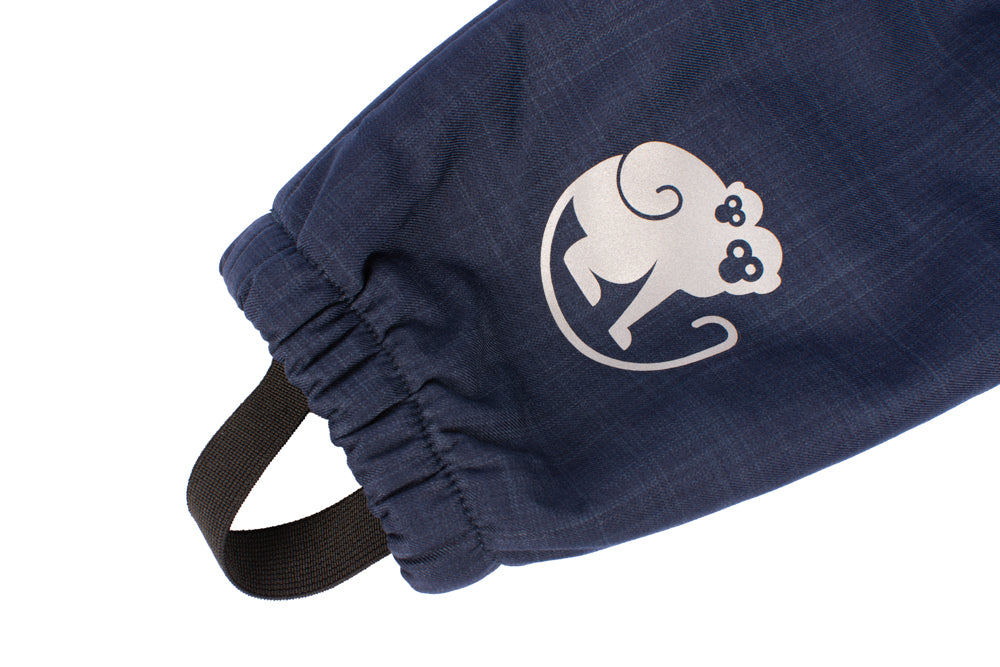 Pantalones infantiles evolutivos de invierno de softshell con borreguito Monkey Mum® - Cuentito de hadas nocturno