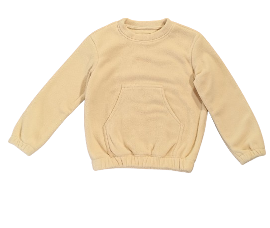 Sudadera polar de poner por la cabeza Monkey Mum® - Beige