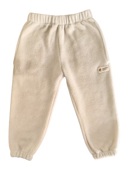 Monkey Mum® Pantalones de felpa - Beige