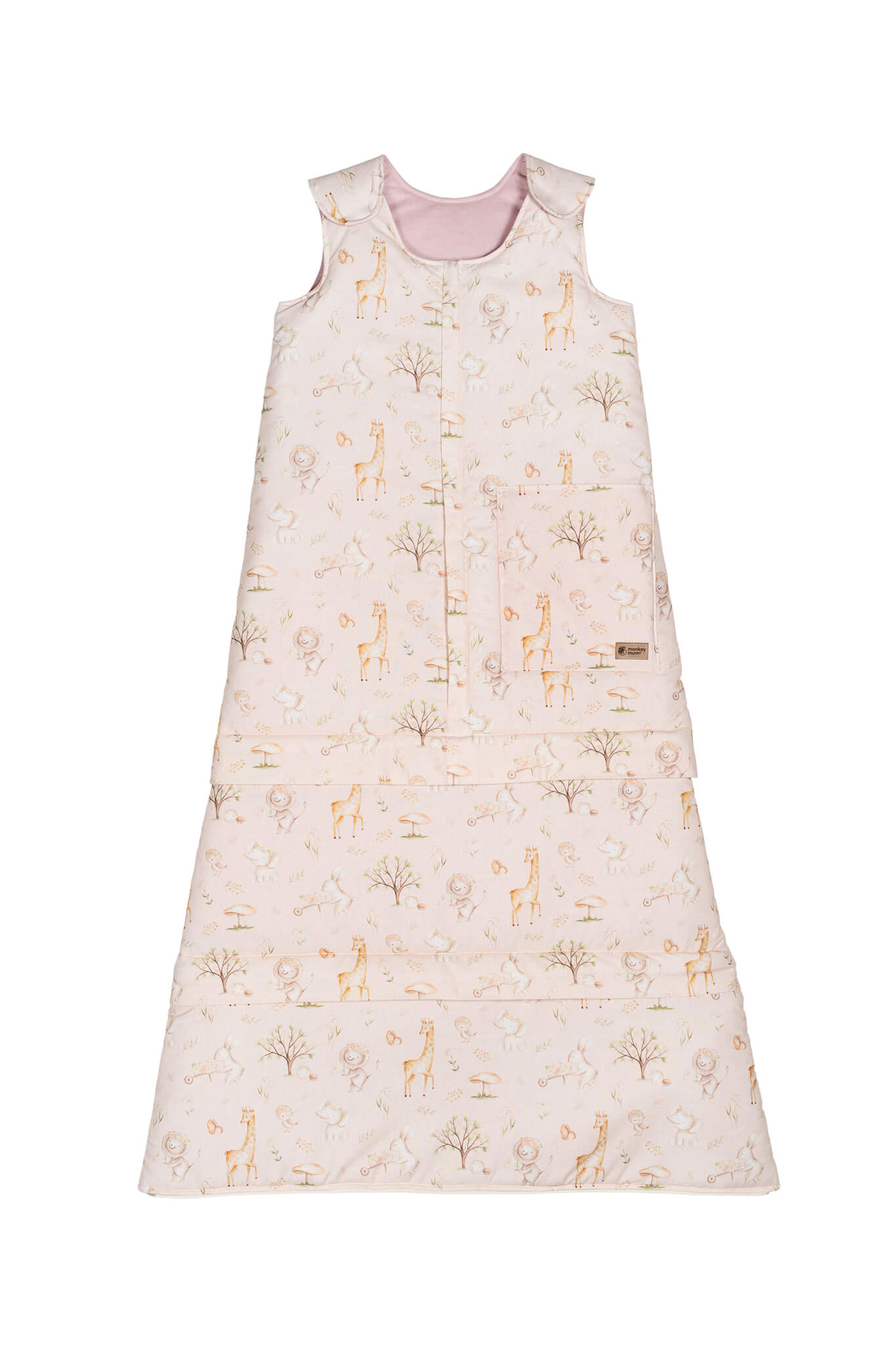 Saco de dormir de invierno evolutivo Monkey Mum® 0 - 4 años - conjunto - Primavera con animalitos
