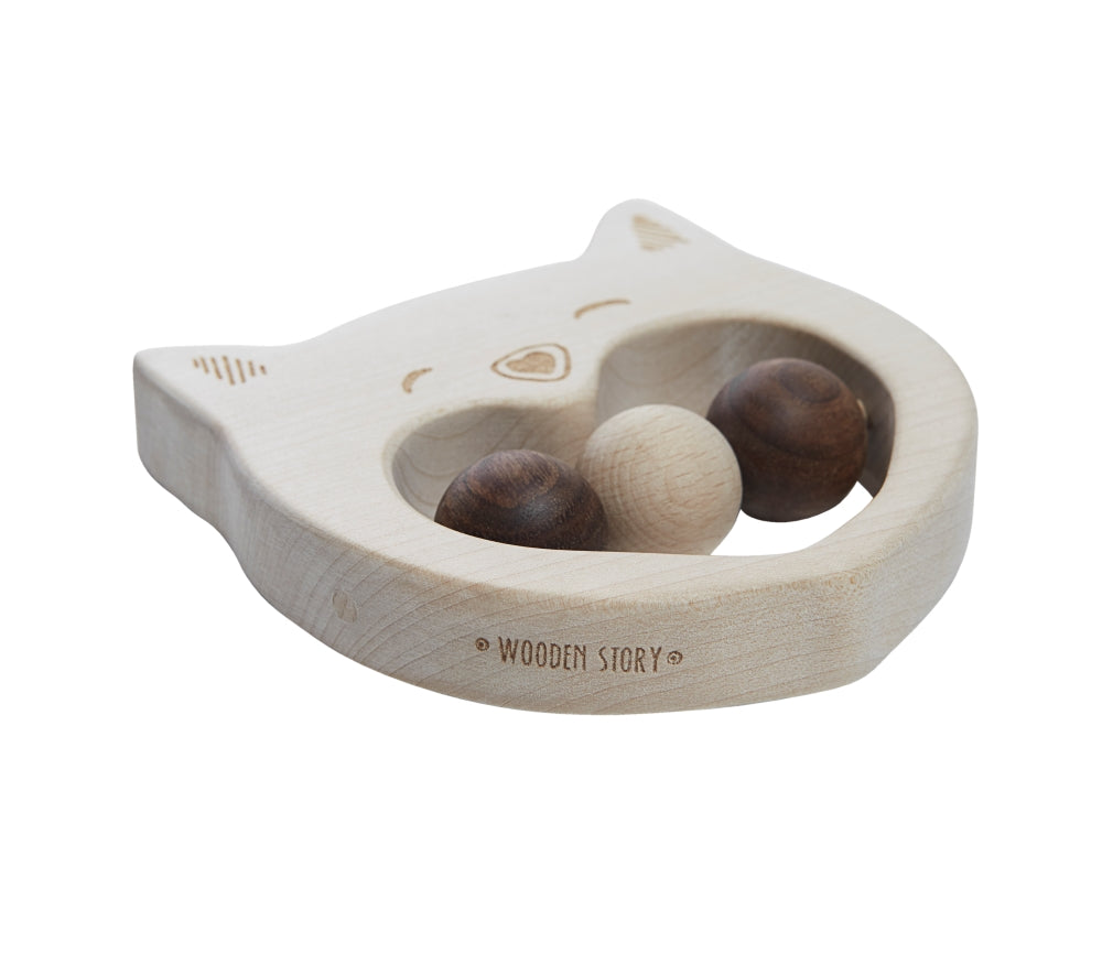 Wooden Story Cascabel - Gatito alegre