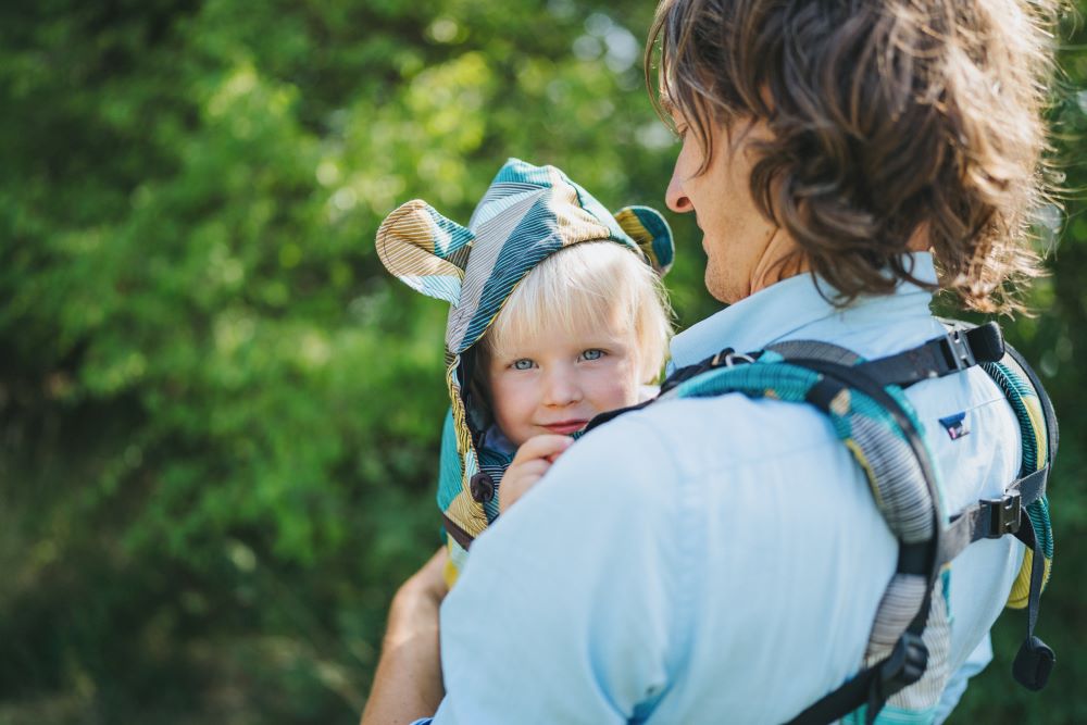 Monkey Mum® Portabebés ergonómico evolutivo Carrie - Encanto geométrico