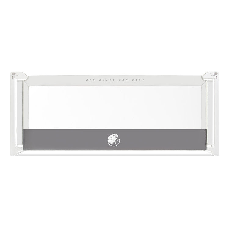 Barrera para cama Monkey Mum® Popular - gris claro - abierta