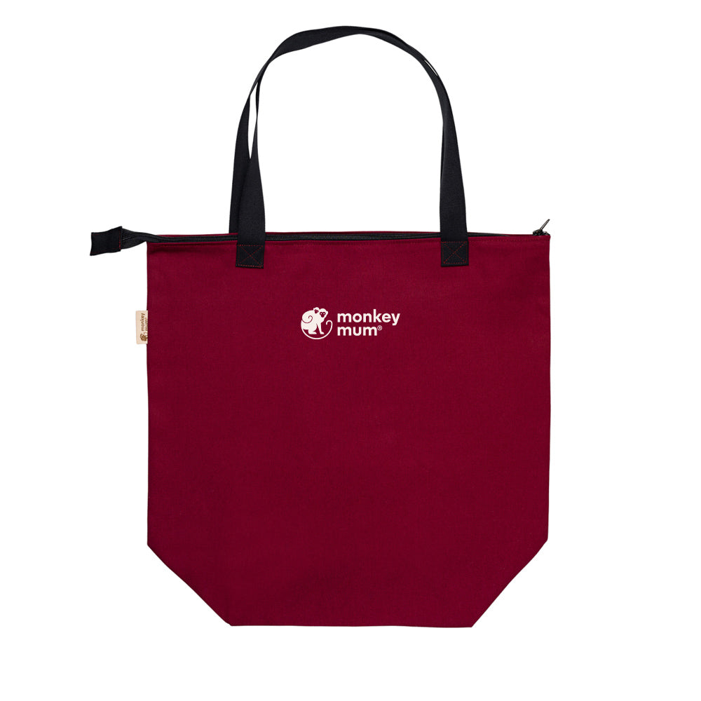 Monkey Mum® Bolsa pequeña de tela para accesorios Carrie - Cielo al atardecer