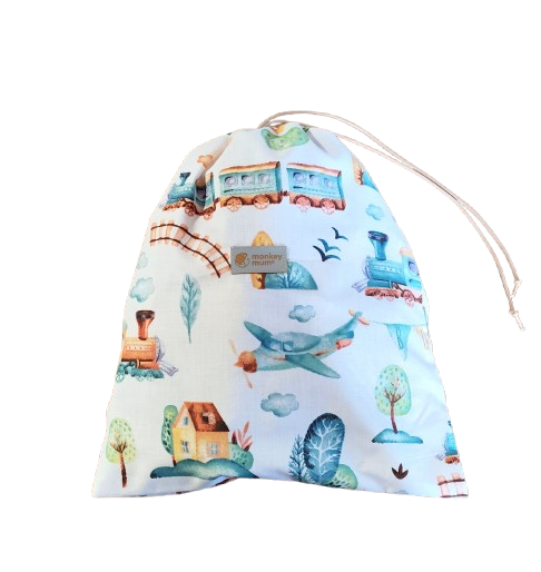 Bolsa de tela Monkey Mum® - Tren