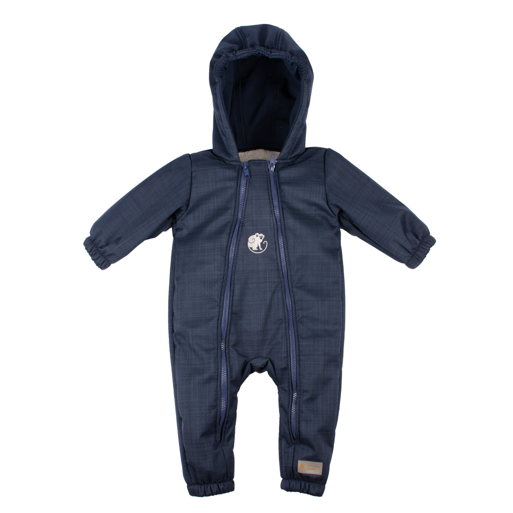 Monkey Mum® Mono infantil de invierno de softshell con borreguito - Cuento de hadas nocturno - talla 62/68, 74/80