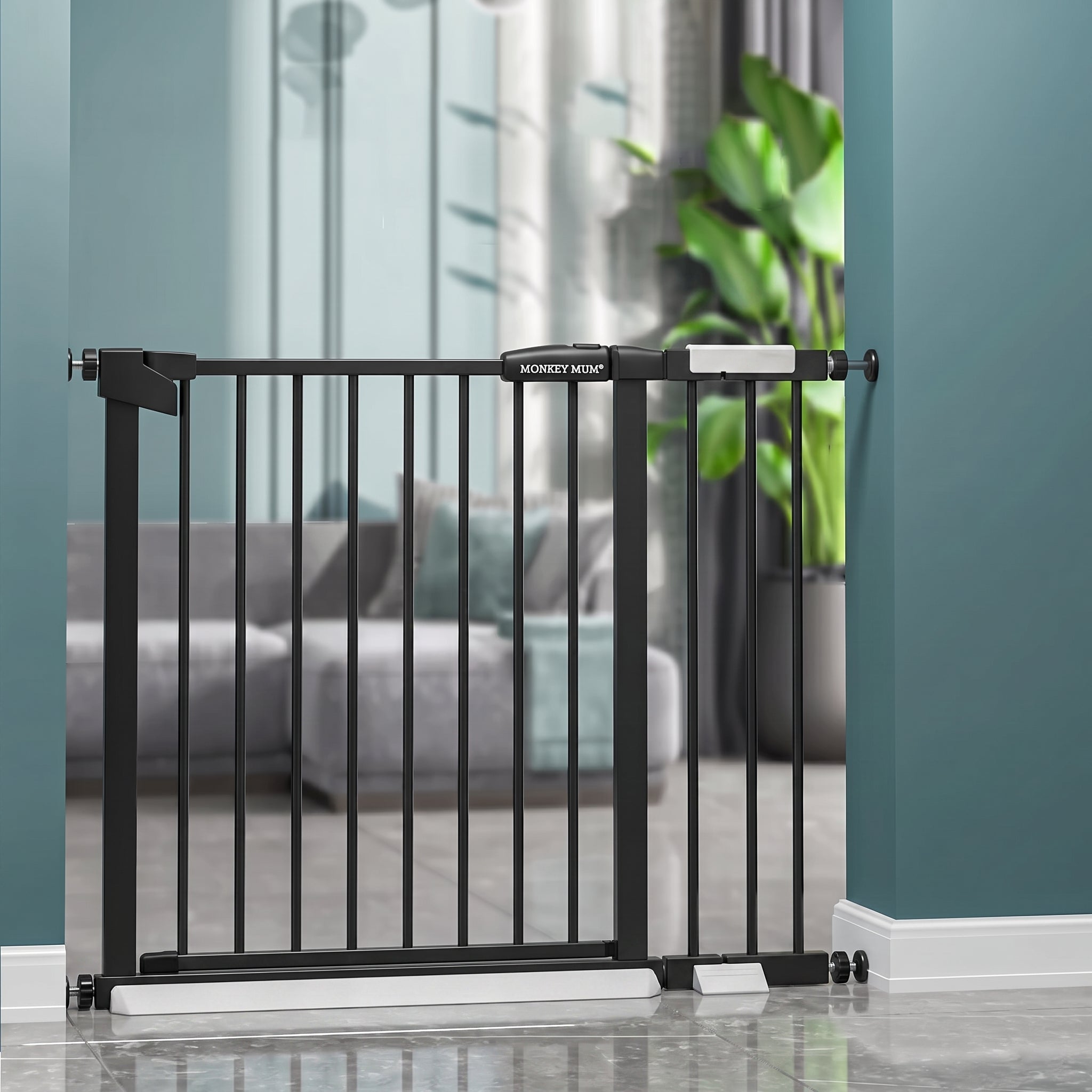 Barrera de seguridad Monkey Mum® – Negro