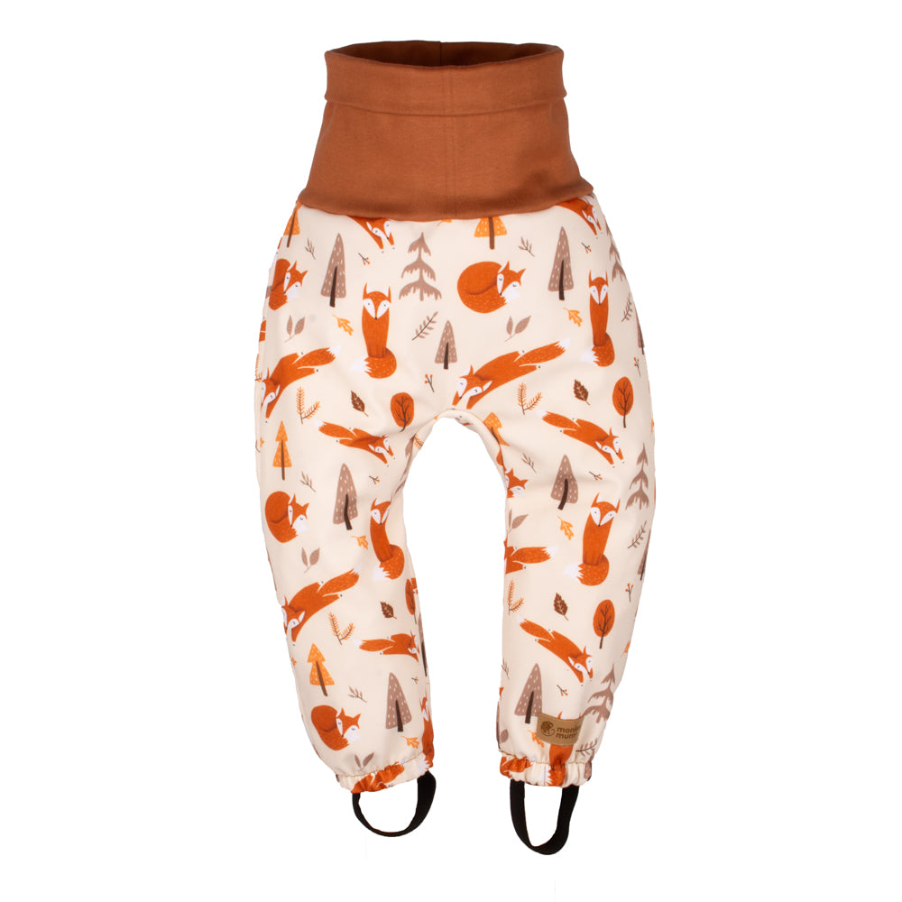 Pantalones softshell evolutivos infantiles con membrana Monkey Mum® - Juegos de zorro