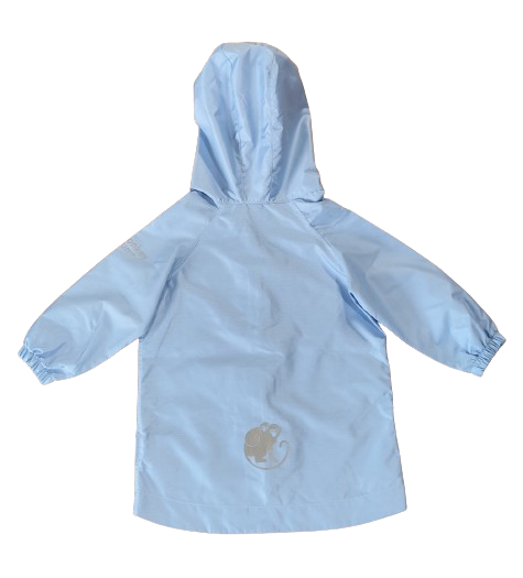 Monkey Mum® Chaqueta cortavientos con manga raglán - Azul claro