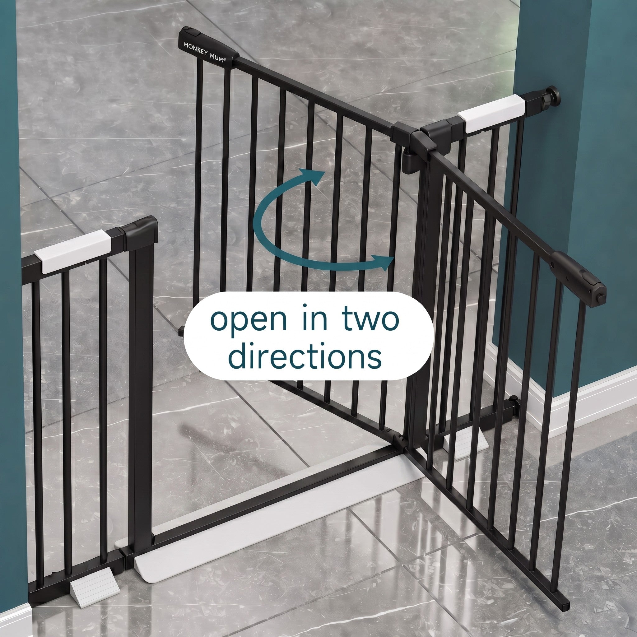 Barrera de seguridad Monkey Mum® – Negro