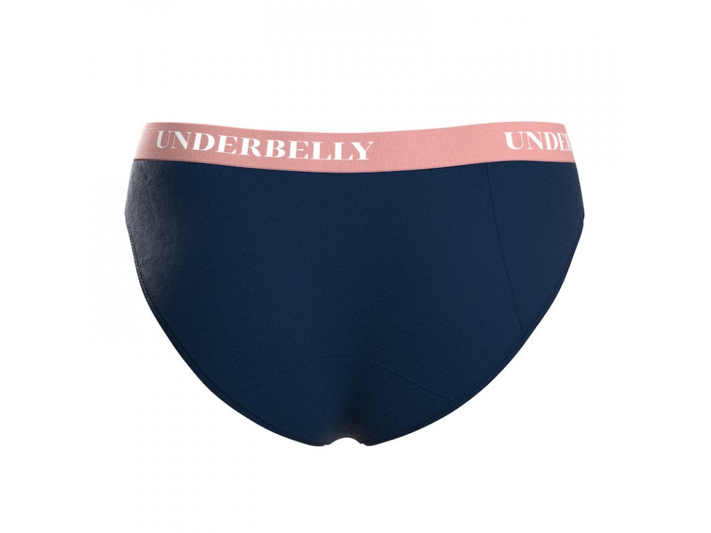 Bragas menstruales Underbelly univers, Menstruación más fuerte - azul